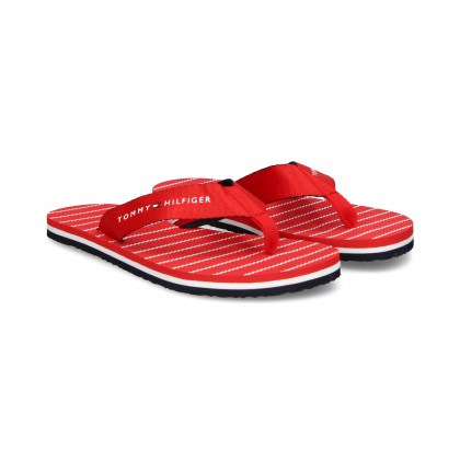 FLIP FLOP LISTAS ROJO