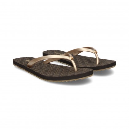 FLIP FLOP MARRON/ORO