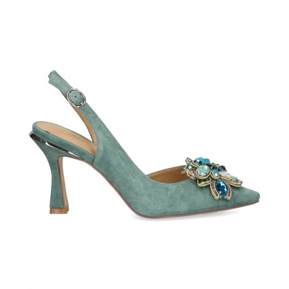 SIN TALON APLIQUE ANTE VERDE JADE