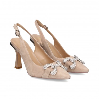 SIN TALON APLIQUE ANTE BEIGE VISON