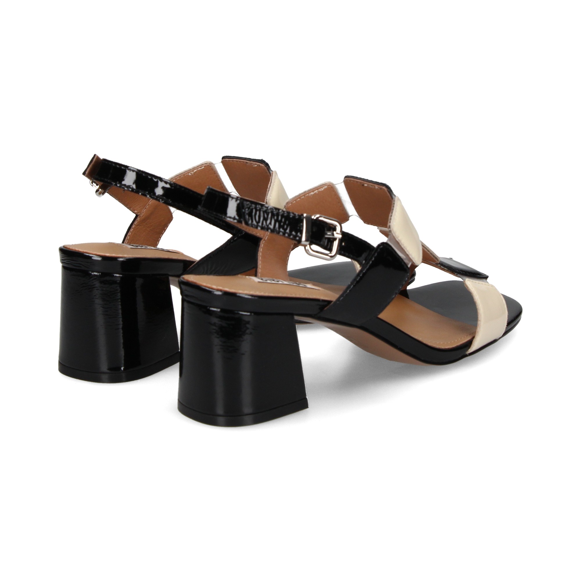 sandalia-bebe-cuadros-negro