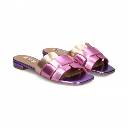 PALA ENTRELAZADA METALIZADA VIOLETA