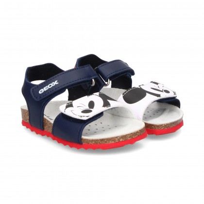 SANDALIA VELCRO MICKEY AZUL