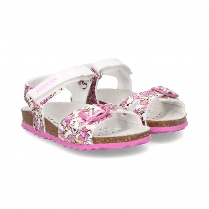 VELCRO HEBILLA MINNIE BLANCO MULTI