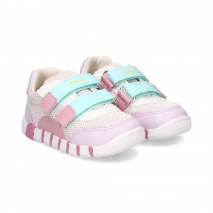 DEPORTIVO 2 VELCROS ROSA/LILA