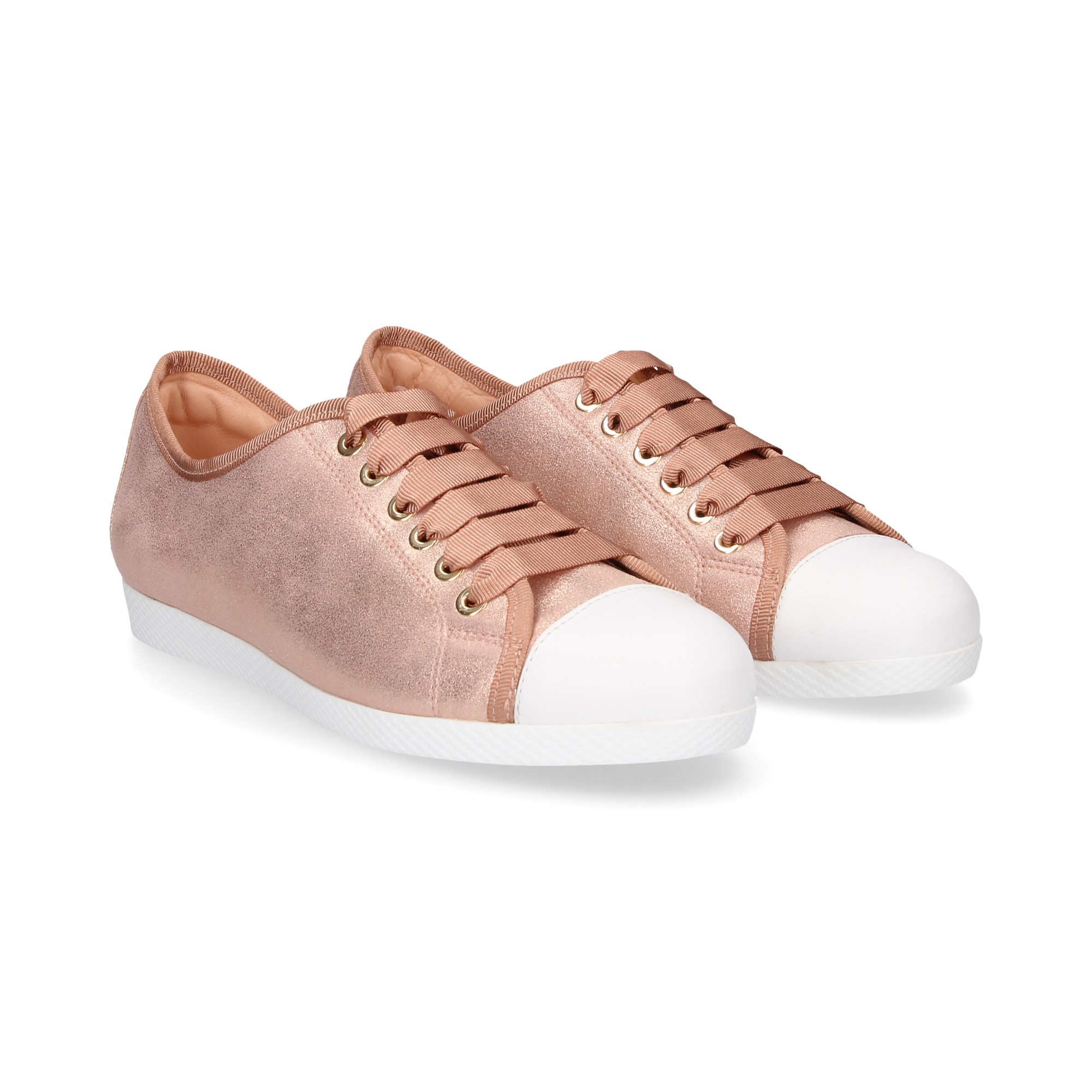 CORDON SPORTIF EN ROSE MÉTALLISÉ ROSE