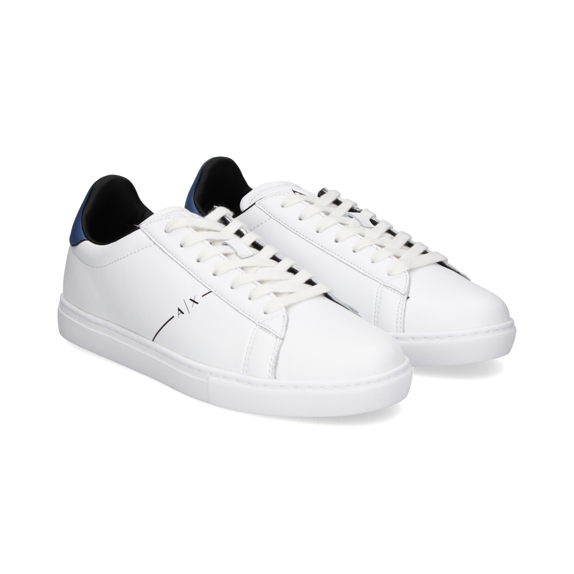 Shop A/X Armani Exchange Faux Fur Bridal Logo Sneakers (XUX140 XV591 00152)  by Clover6 | BUYMA