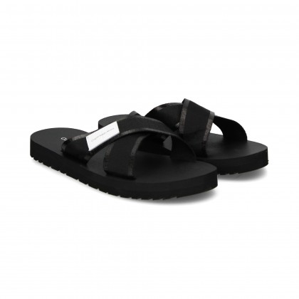PALA CRUZADA TEXTIL NEGRO