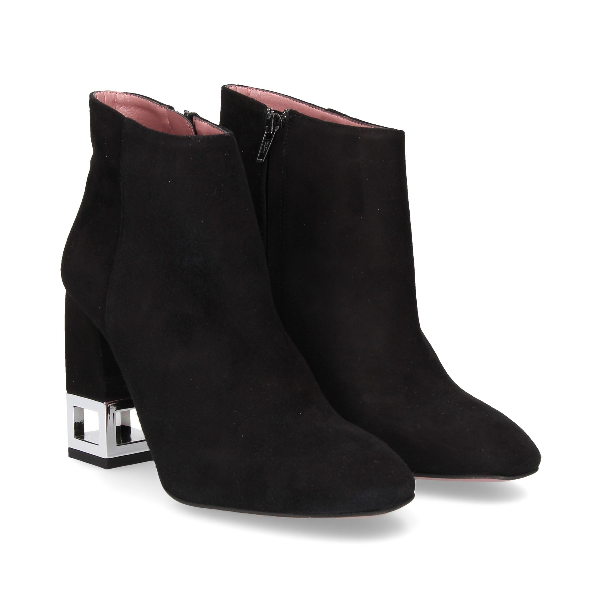 ALBANO Botines con tacón de Mujer 7078 NEGRO