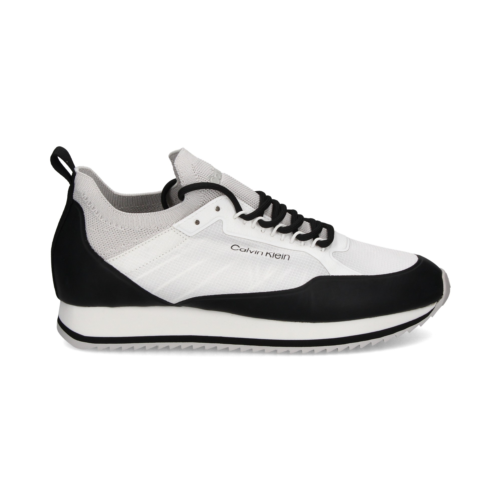 CALVIN KLEIN Men's sneakers HM0HM00921 WHITE/BLK - 0K9