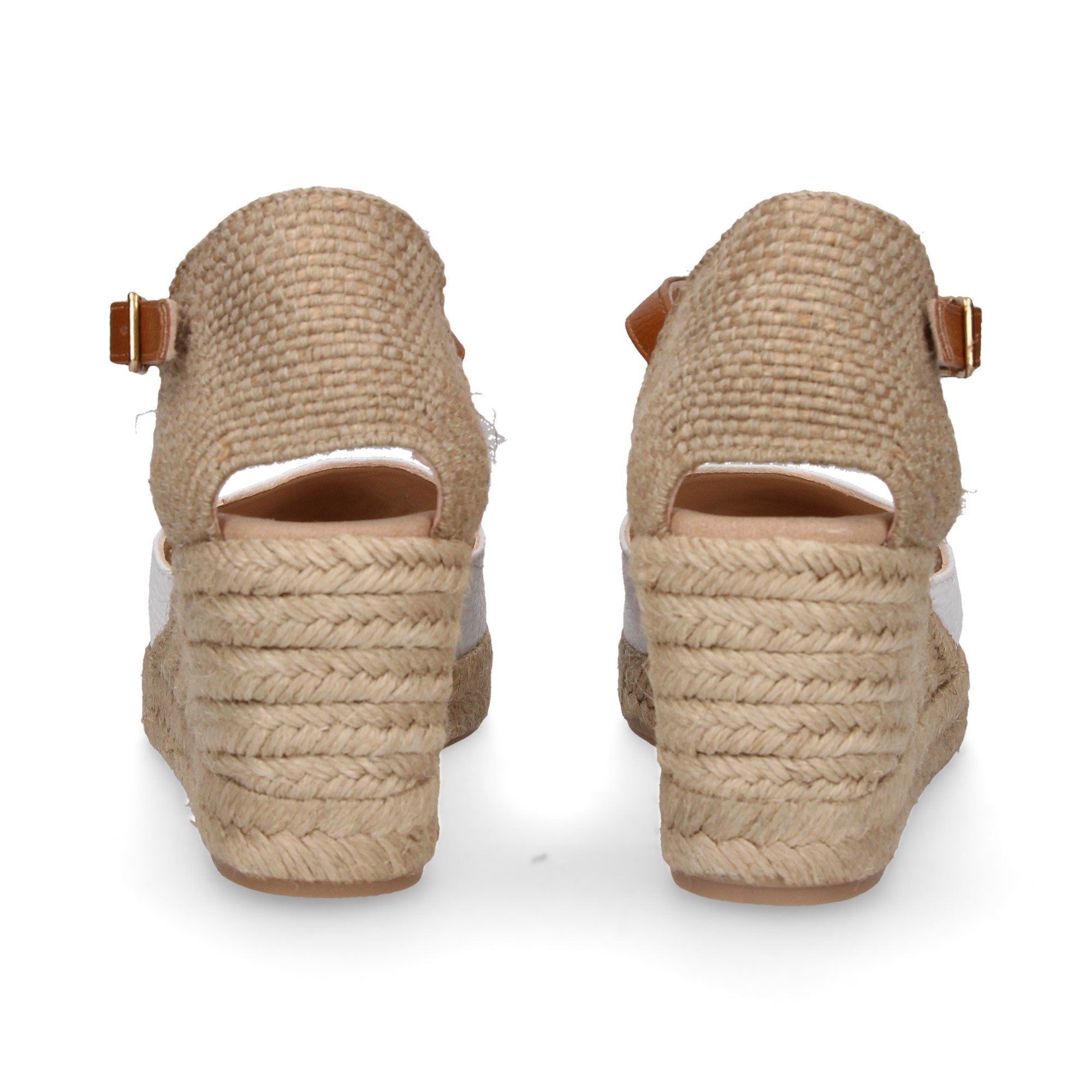 ESPADRILLE WEDGE ESPADRILLE ESPADRILLE MED MED WHITE LEATHER