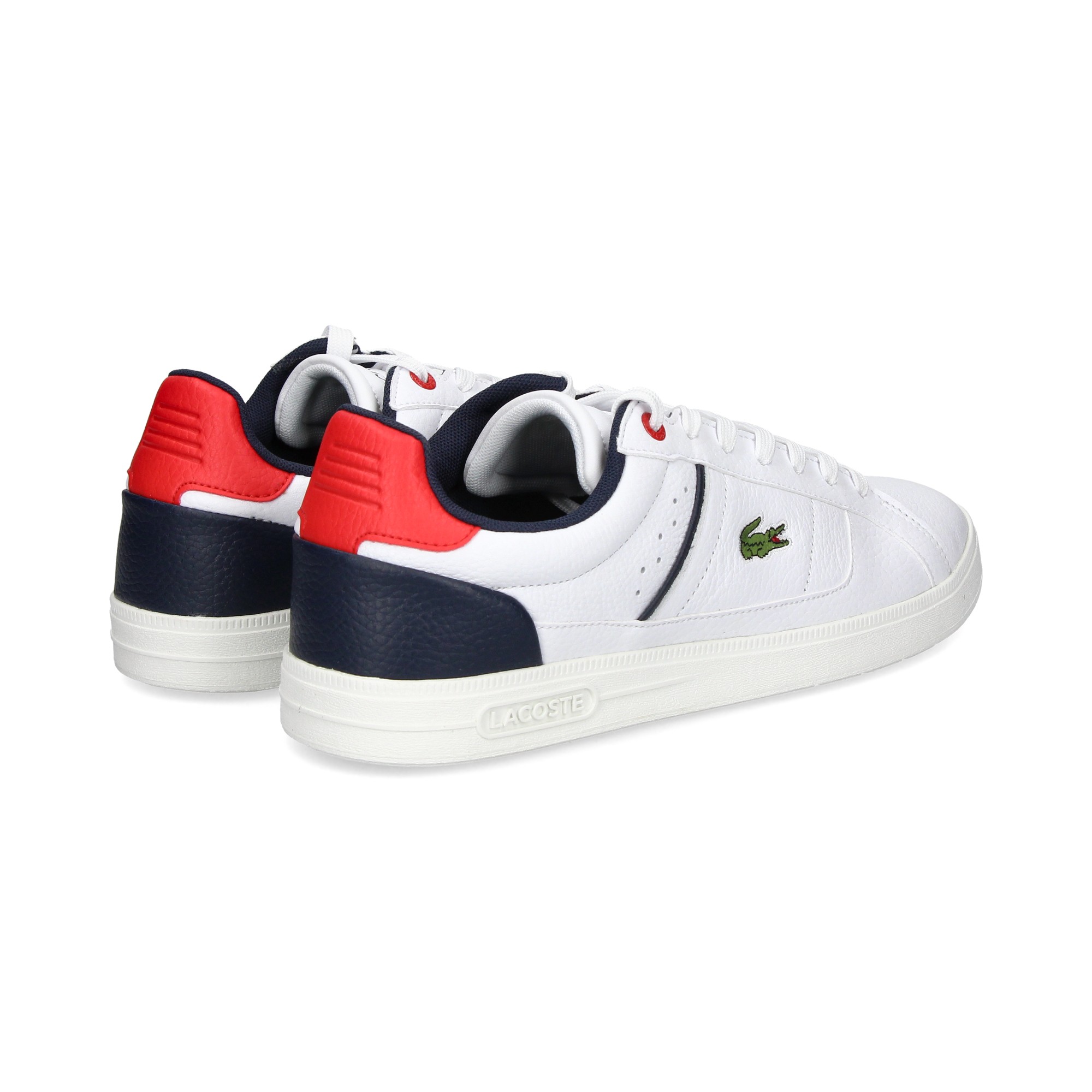 LACOSTE Men s sneakers 45SMA0095 042 WHT NVY