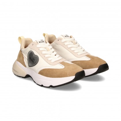 DEPORTIVO MULTI PIELES BLANCO/BEIGE