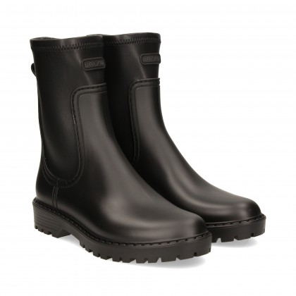 BOTIN CALCETIN LICRA NEGRO