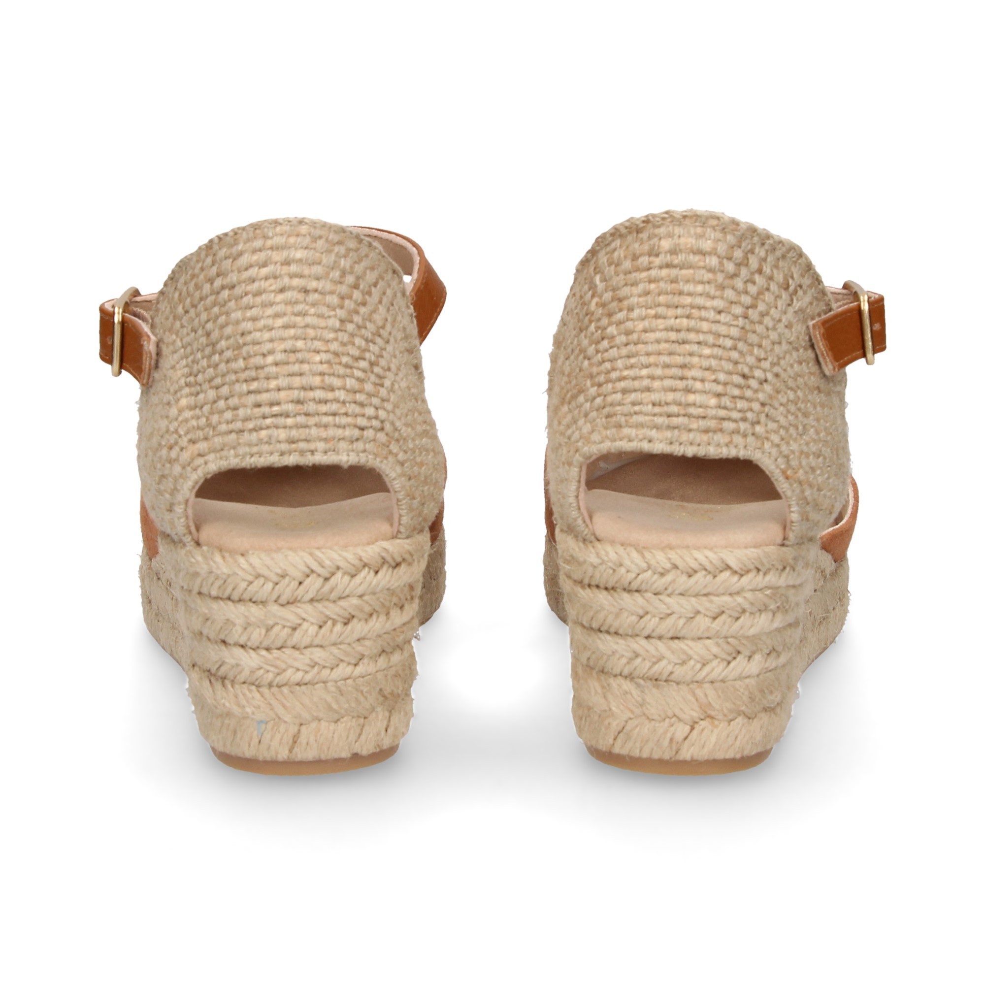 ESPADRILLAS CON CUNEO BASSO IN PELLE SCAMOSCIATA