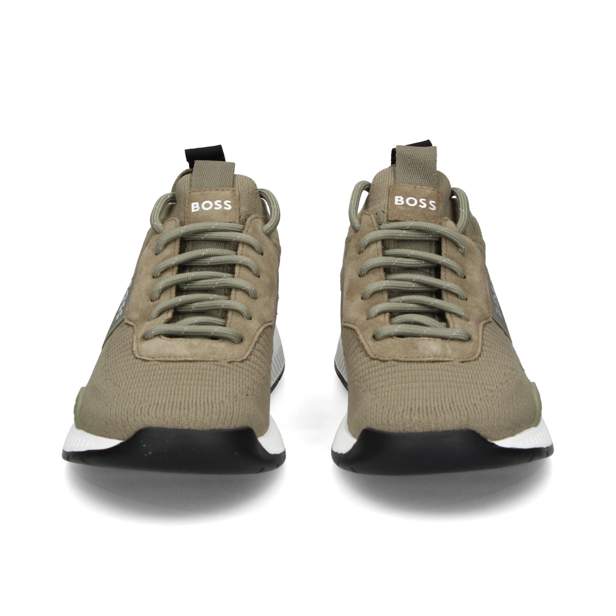 BOSS Zapatillas de Hombre Titanium_Runn_knst 302 Dark Gree