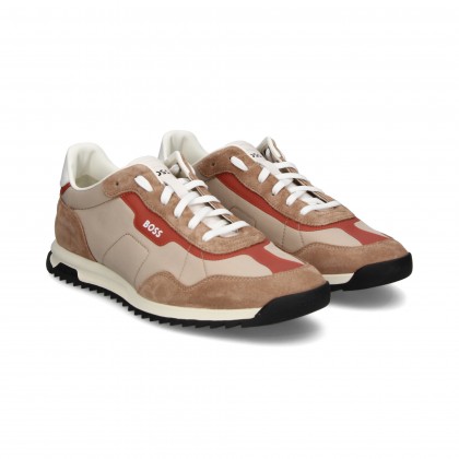 TALON BLANCO DEPORTIVO BEIGE/CUERO