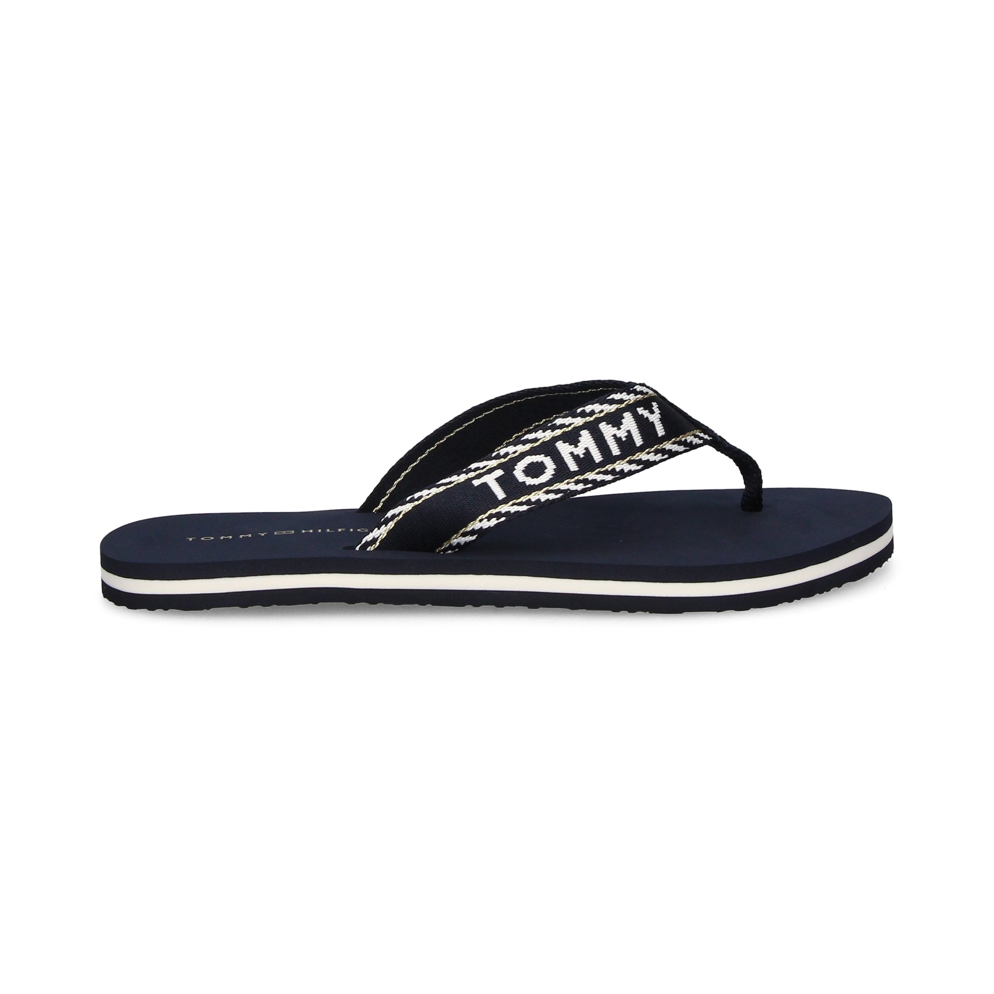 TOMMY HILFIGER Women's Flip Flops FW0FW07143 DW6 SPACE BLUE