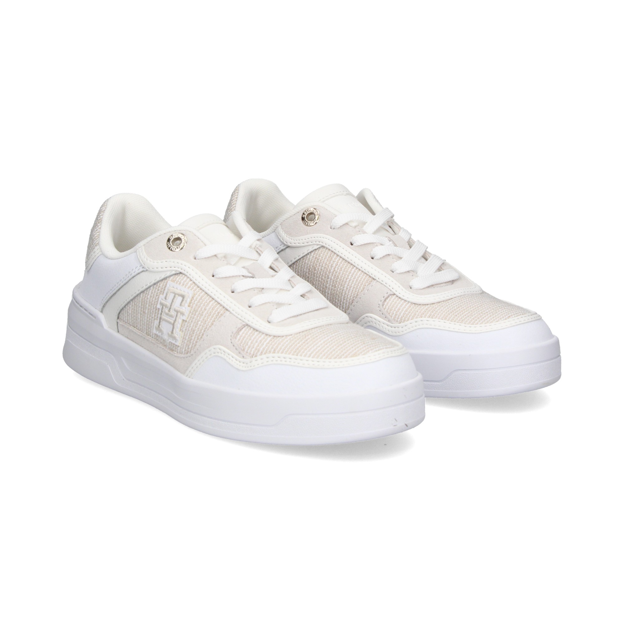 TOMMY HILFIGER Women s Sneakers FW0FW07289 YBS WHITE
