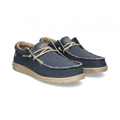 DEPORTIVO WALLABEE BOLA TEJIDO MARINO