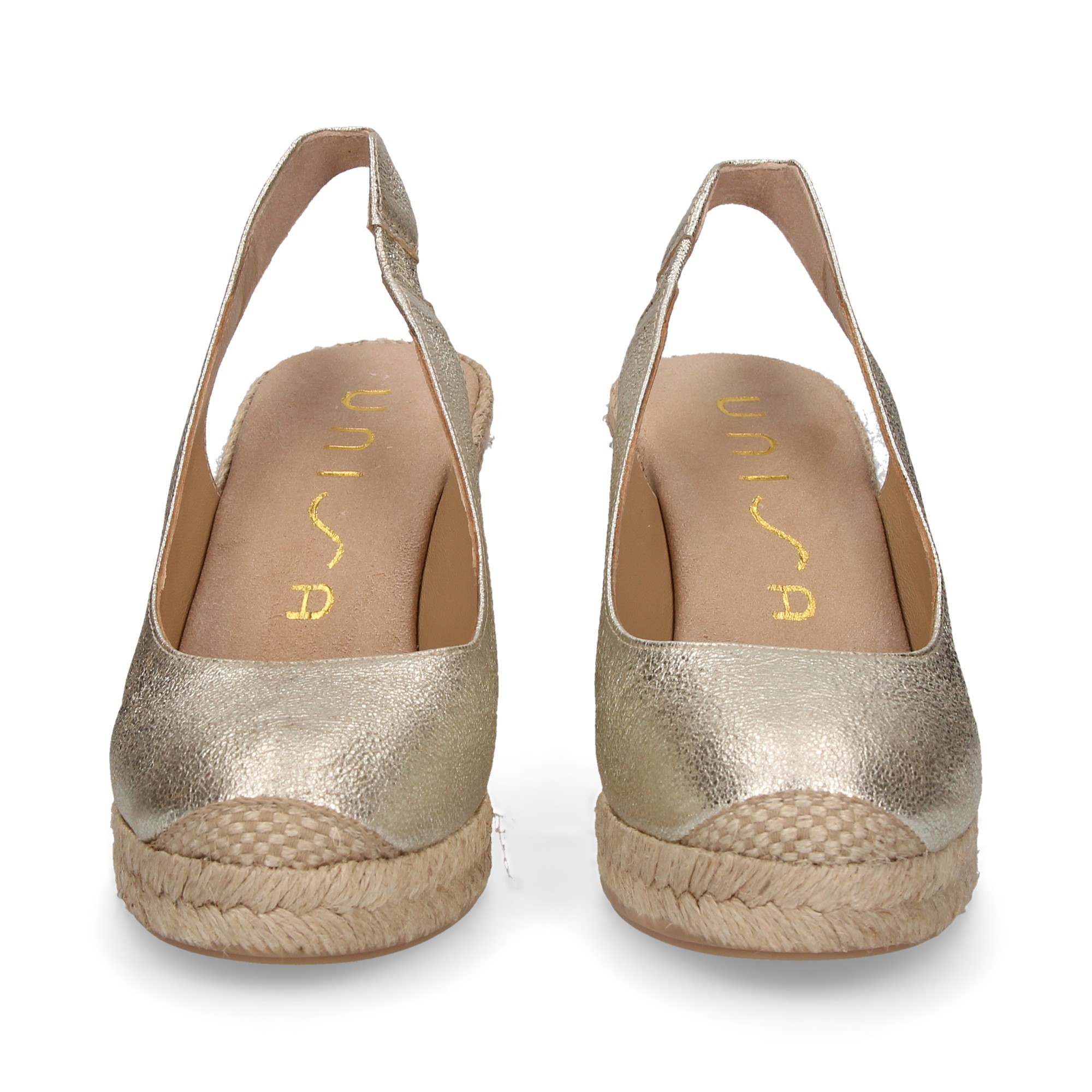 ESPADRILLE TALON COIN ESPADRILLE ESPADRILLE OPEN CRACK PLATINUM