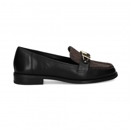 MOCASIN ESLABON PALA LOGO 001 NEGRO