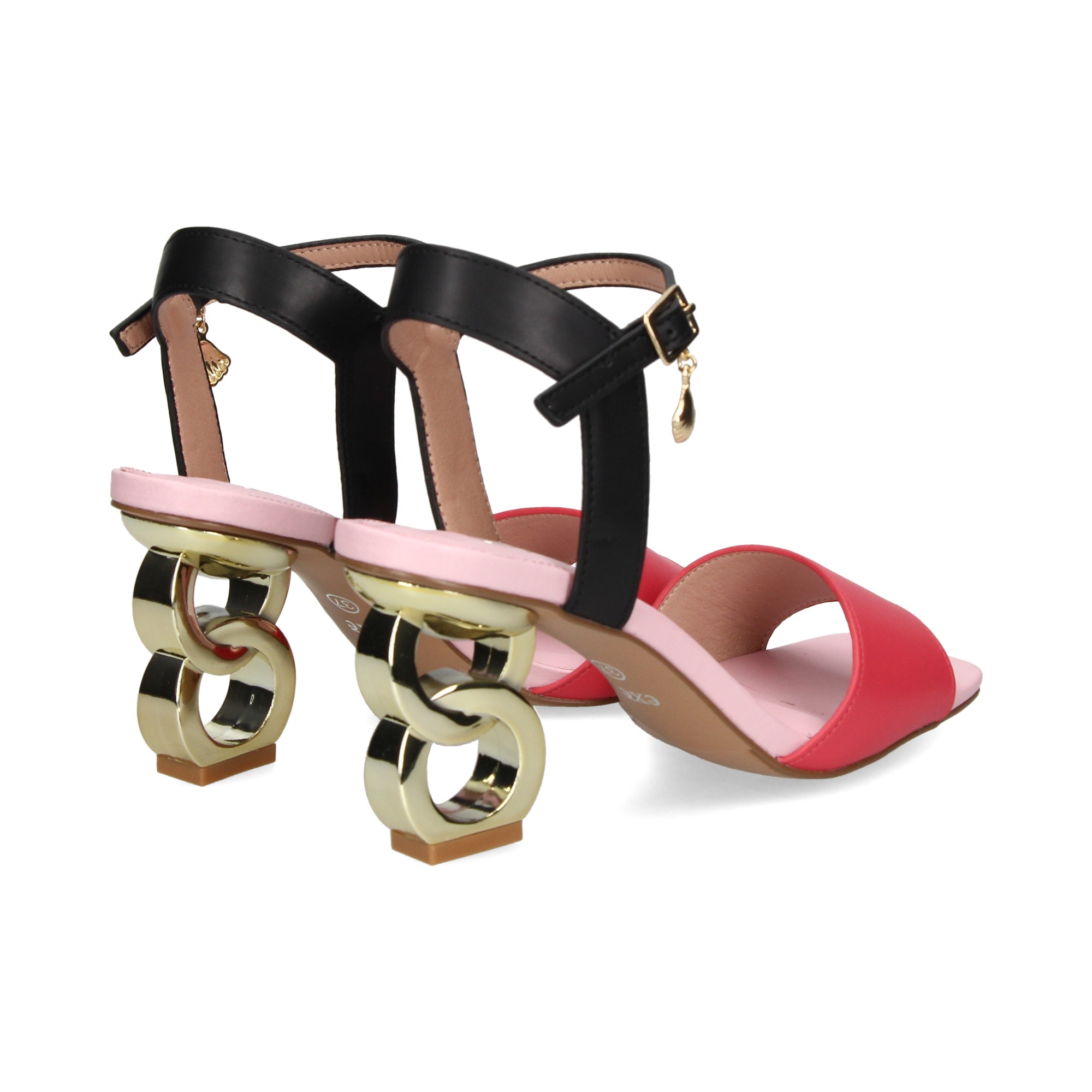 sandalia-rojo-negro