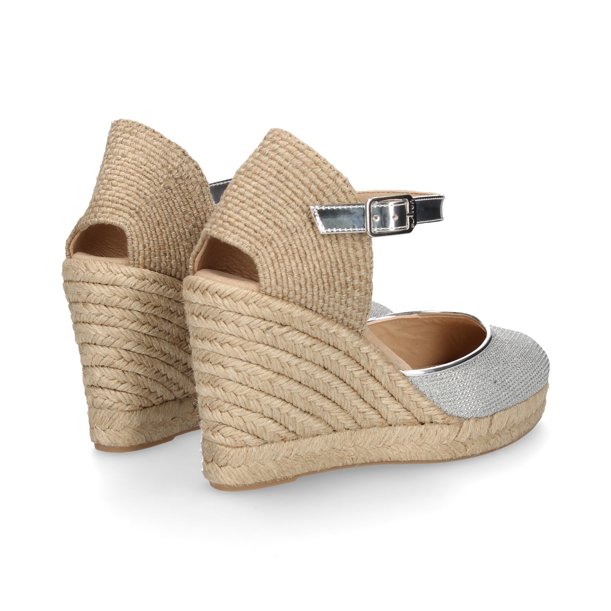 ESPADRILLE WEDGE ESPADRILLES ALT ALT GLITTER SILVER SILVER