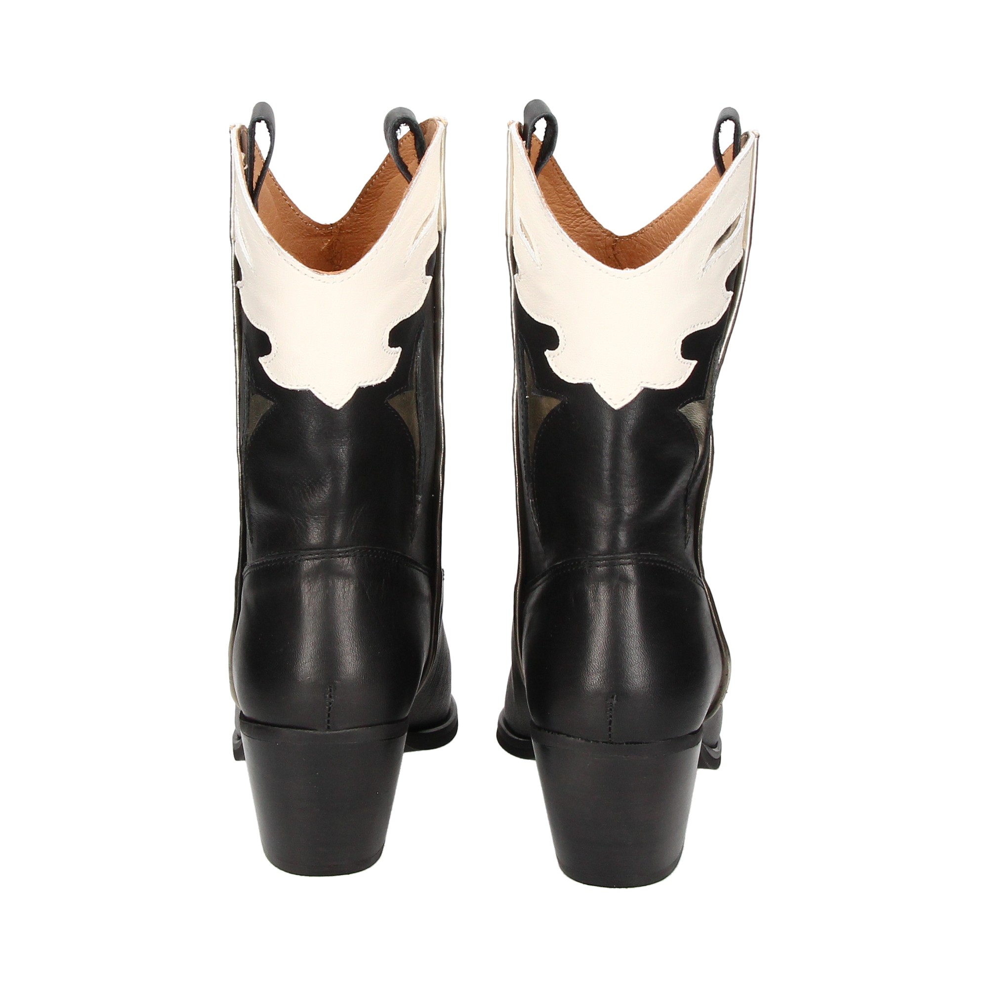 bota-cowbow-piel-negro-blanco