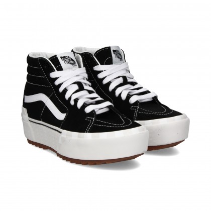 BANDA PLATBLANCO BOTIN ANTE/CANVAS NEGRO