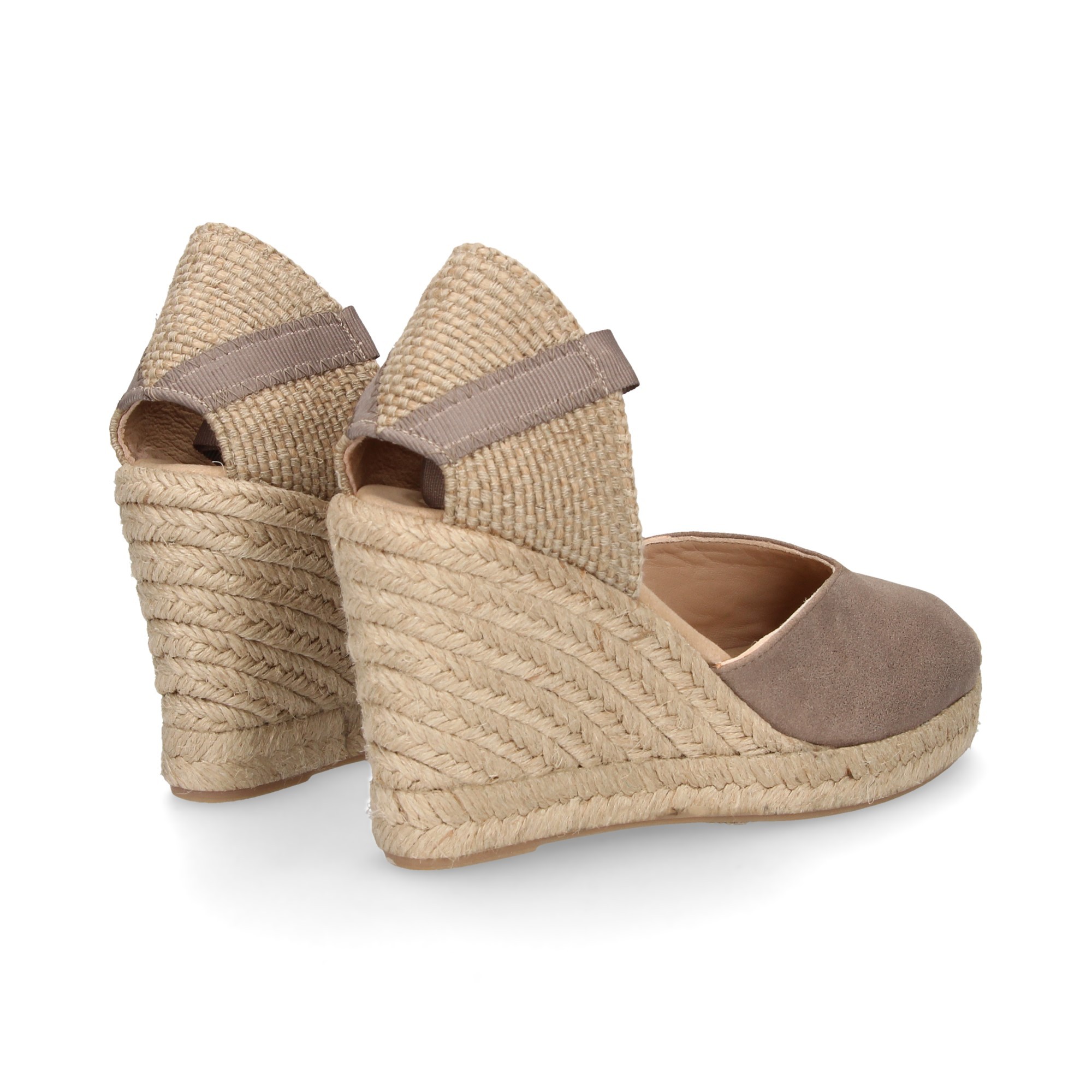 ESPADRILLE WEDGE ESPADRILLES ESPADRILLES NOUÉES MÉTALLIQUES OR