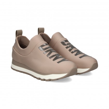 DEPORTIVO NEOPRENO BEIGE/PLATA