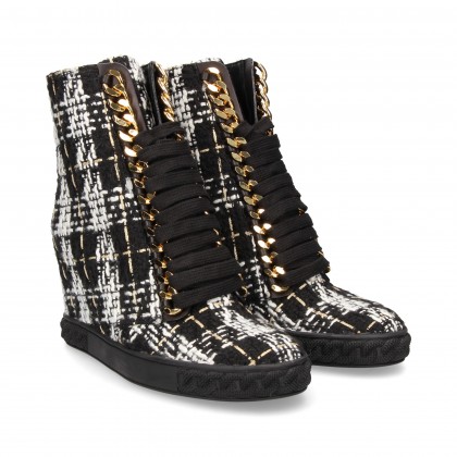 BOTIN WEDGE INTER CHAIN CHAIN TEXTILE EMP BLACK