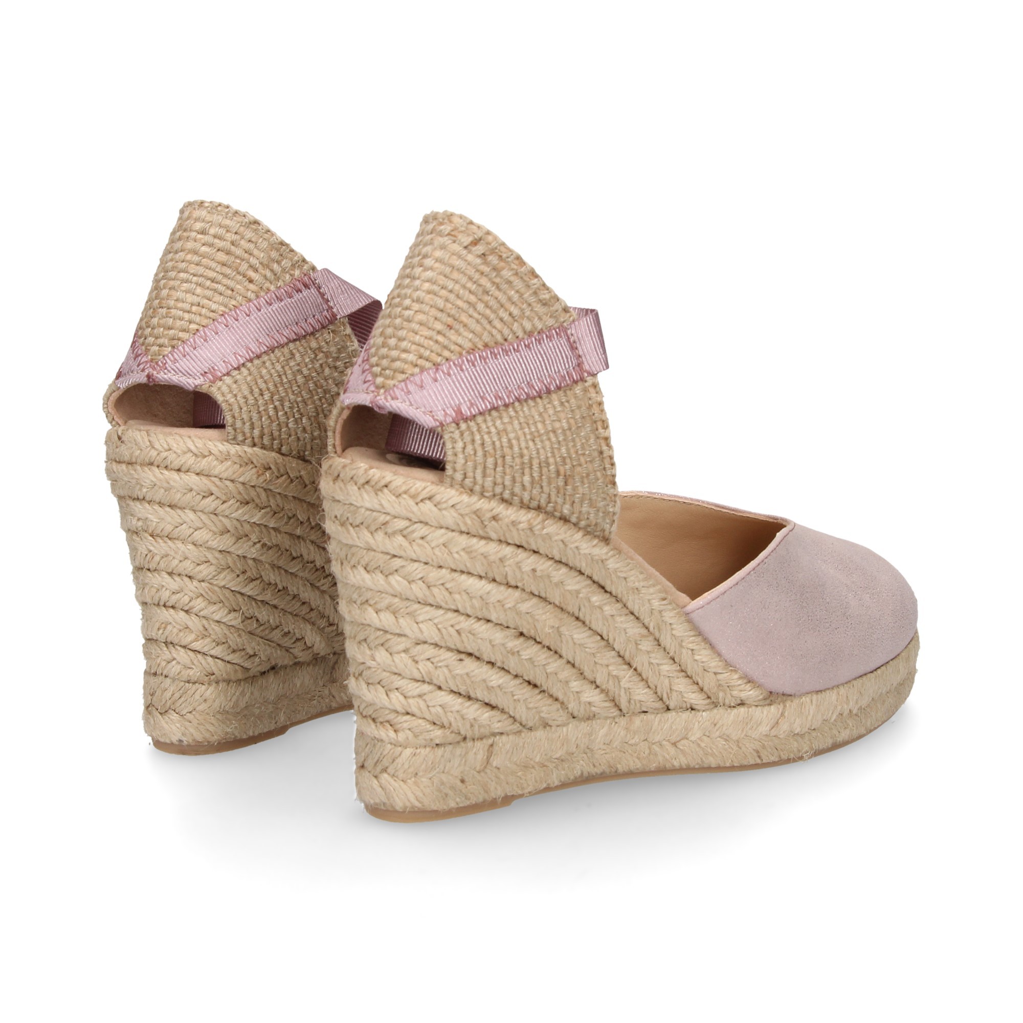 LILAS METALLIC WEDGE TIE ESPADRILLES ESPADRILLES ESPADRILLES ESPADRILLES