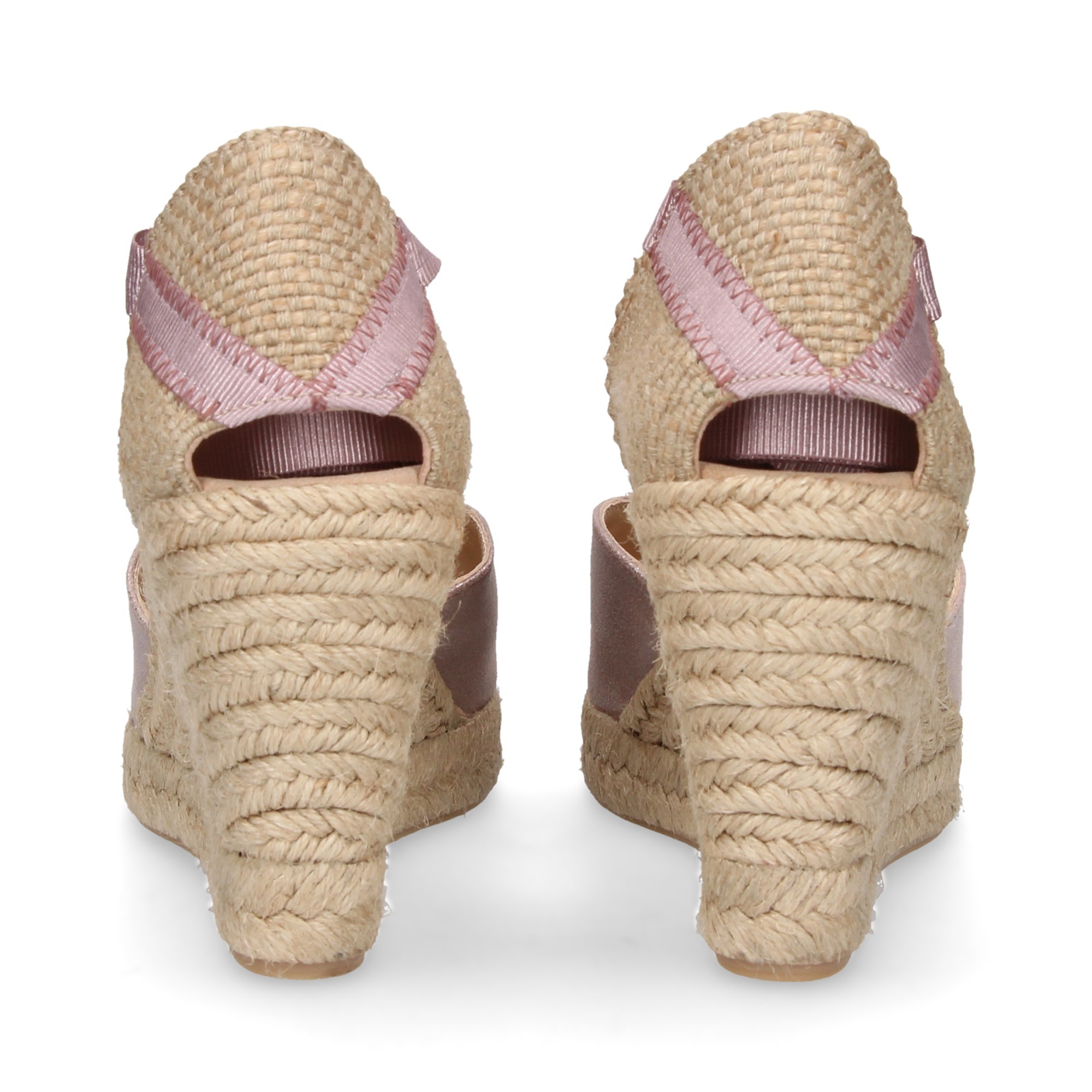 LILAS METALLIC WEDGE TIE ESPADRILLES ESPADRILLES ESPADRILLES ESPADRILLES