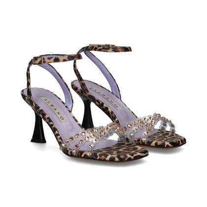 PALA VINILO STRASS GILDA LEOPARDO