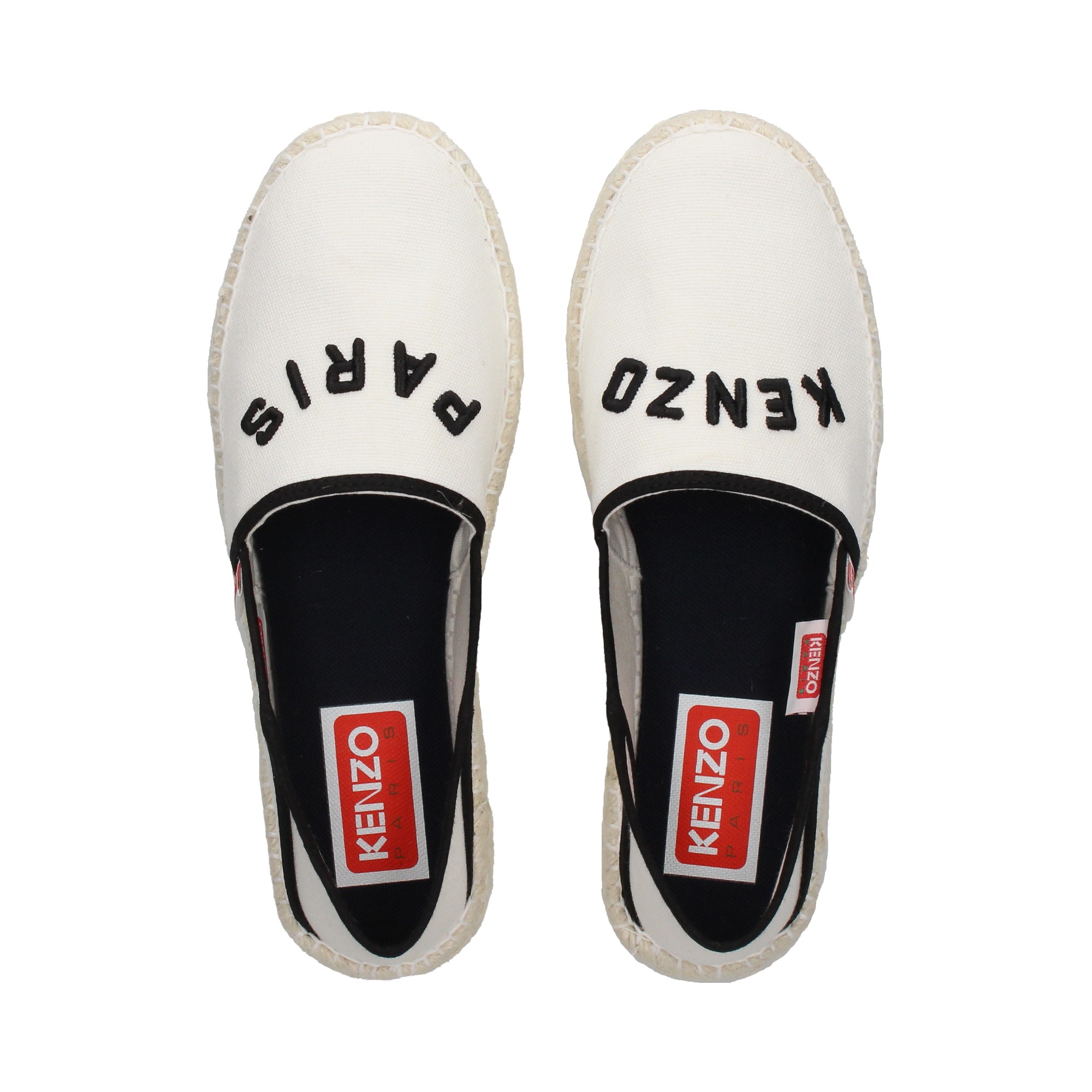 KENZO Women s Espadrilles FD52ES020F77 01 BLANCO