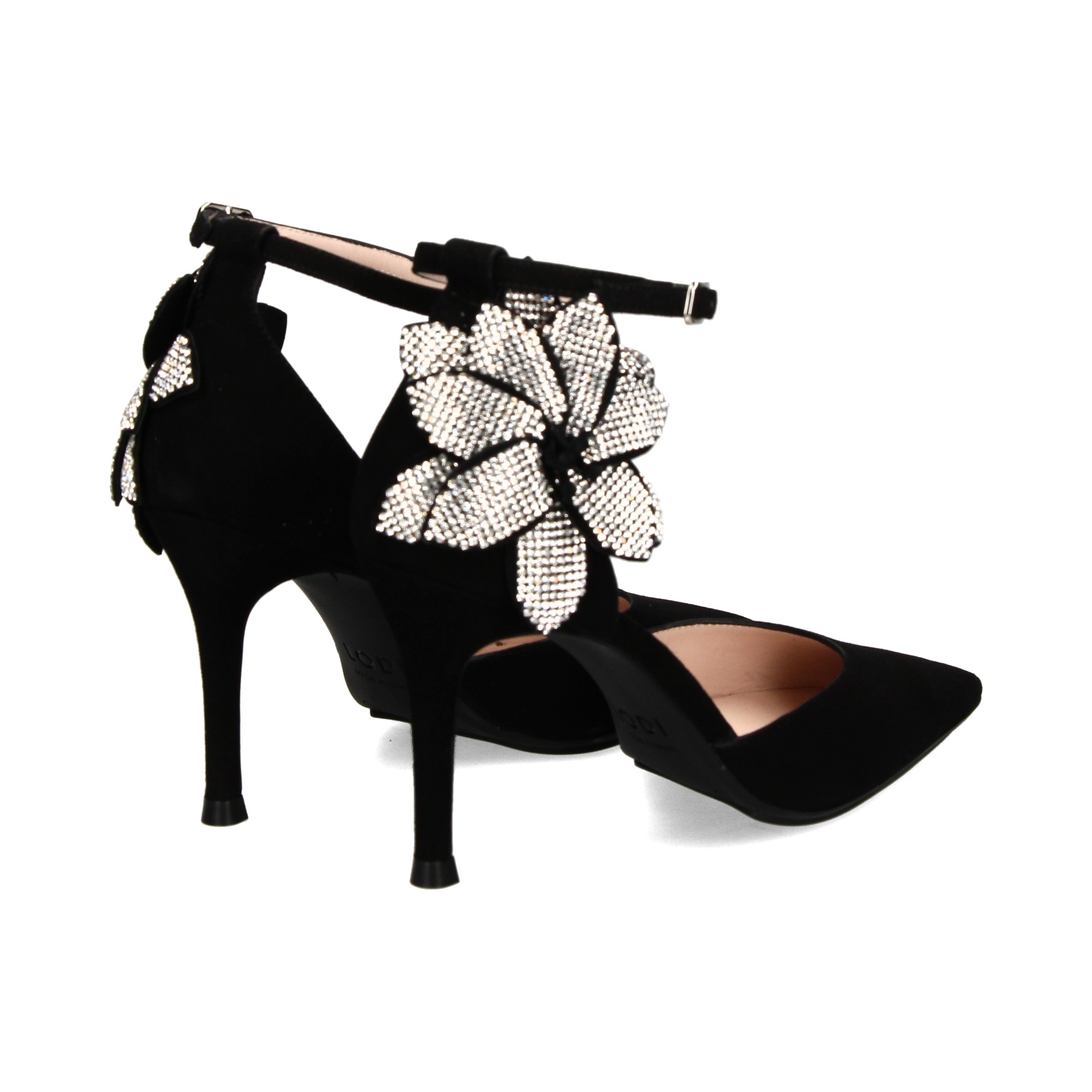 flor-strass-en-talon-ante-negro