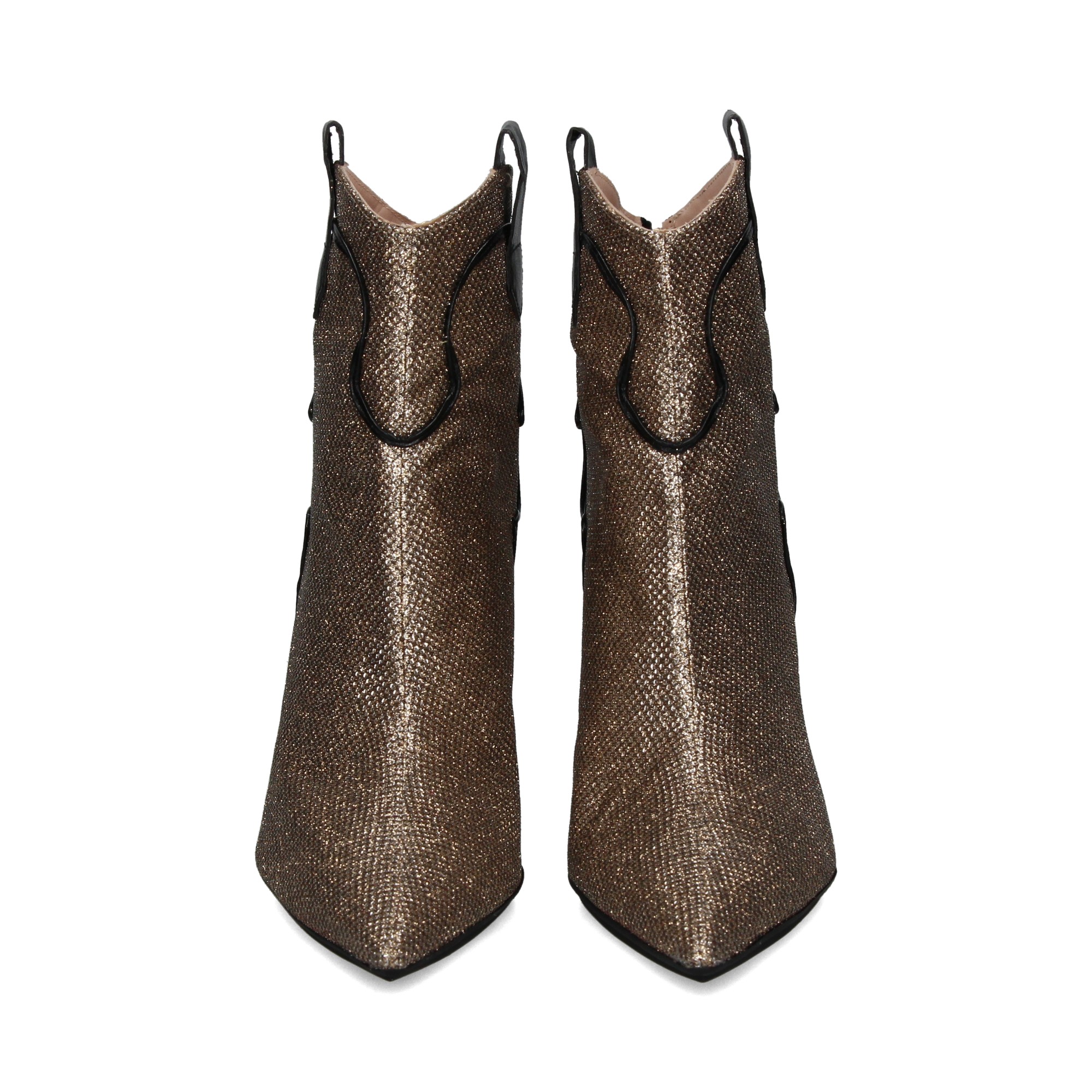botin-vivo-negro-tejido-laton