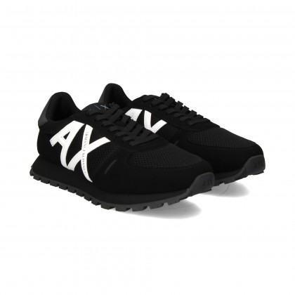 DEPORTIVO MALLA/ANTE NEGRO/BLANCO
