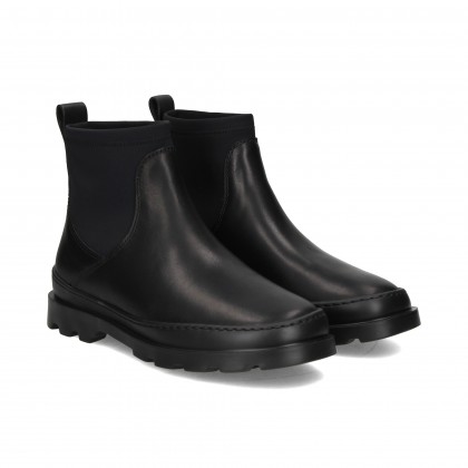 BOTIN NEOPRENO LADOS PIEL NEGRO