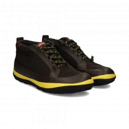 BOTIN TEXTIL/PIEL KAKI