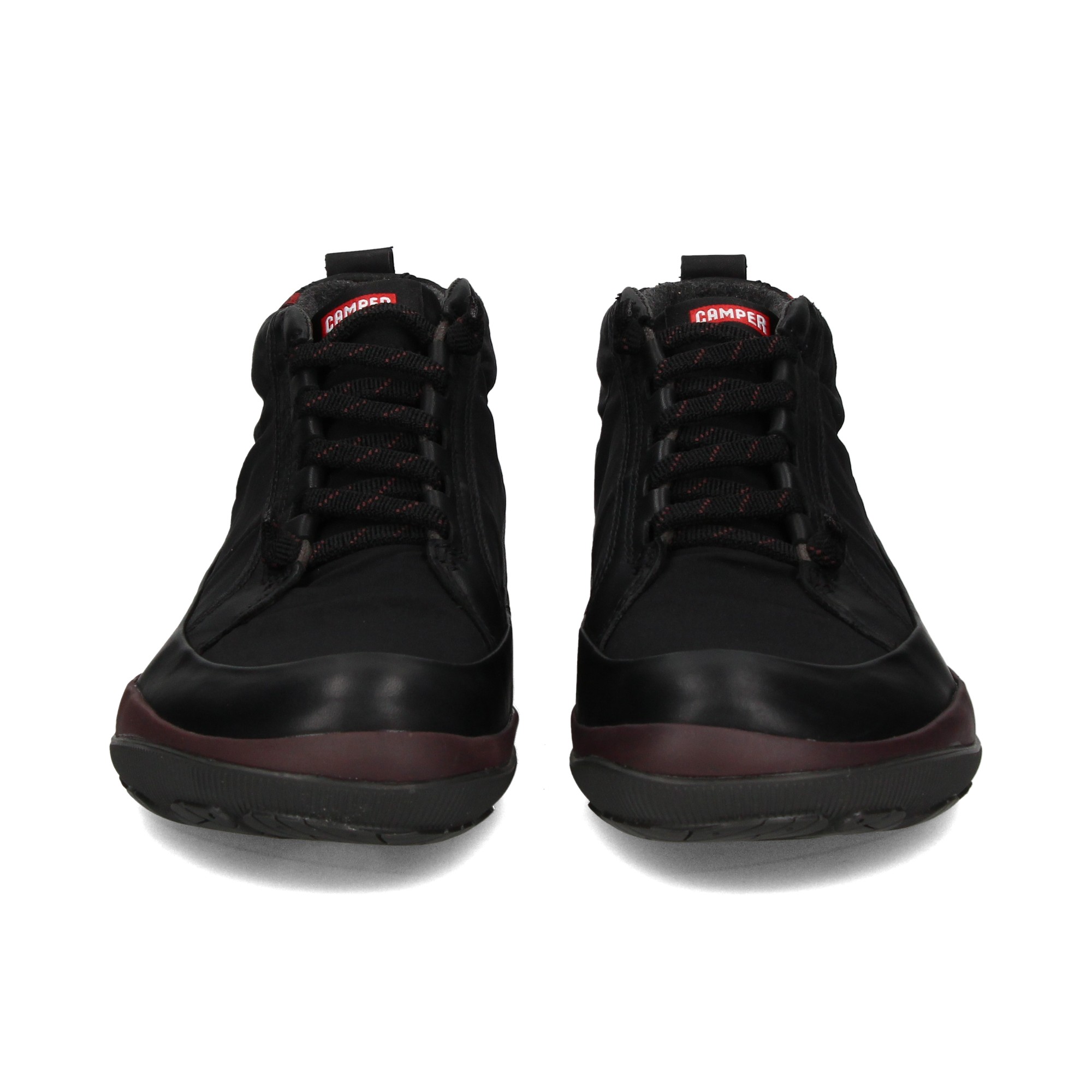 botin-textil-piel-negro