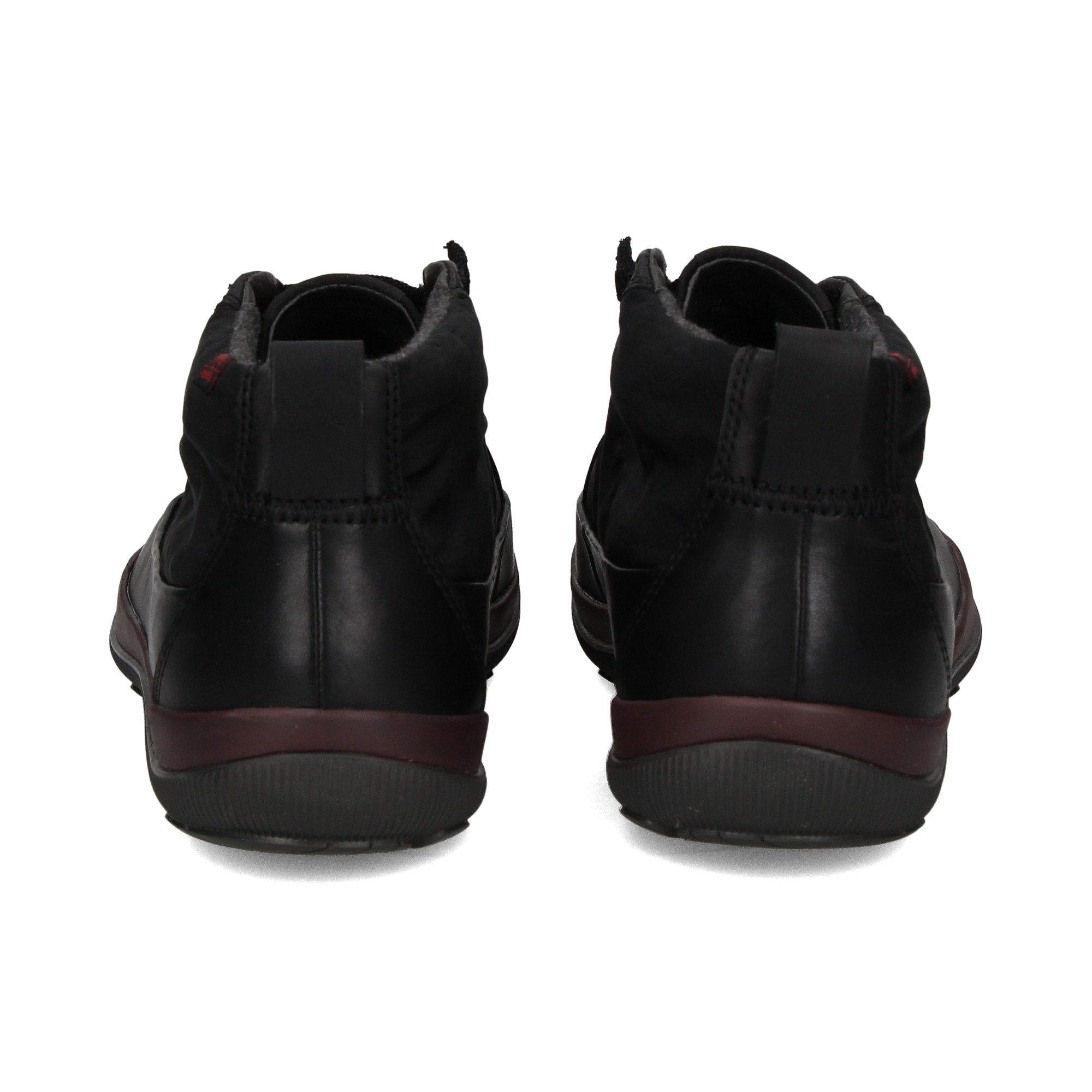 botin-textil-piel-negro