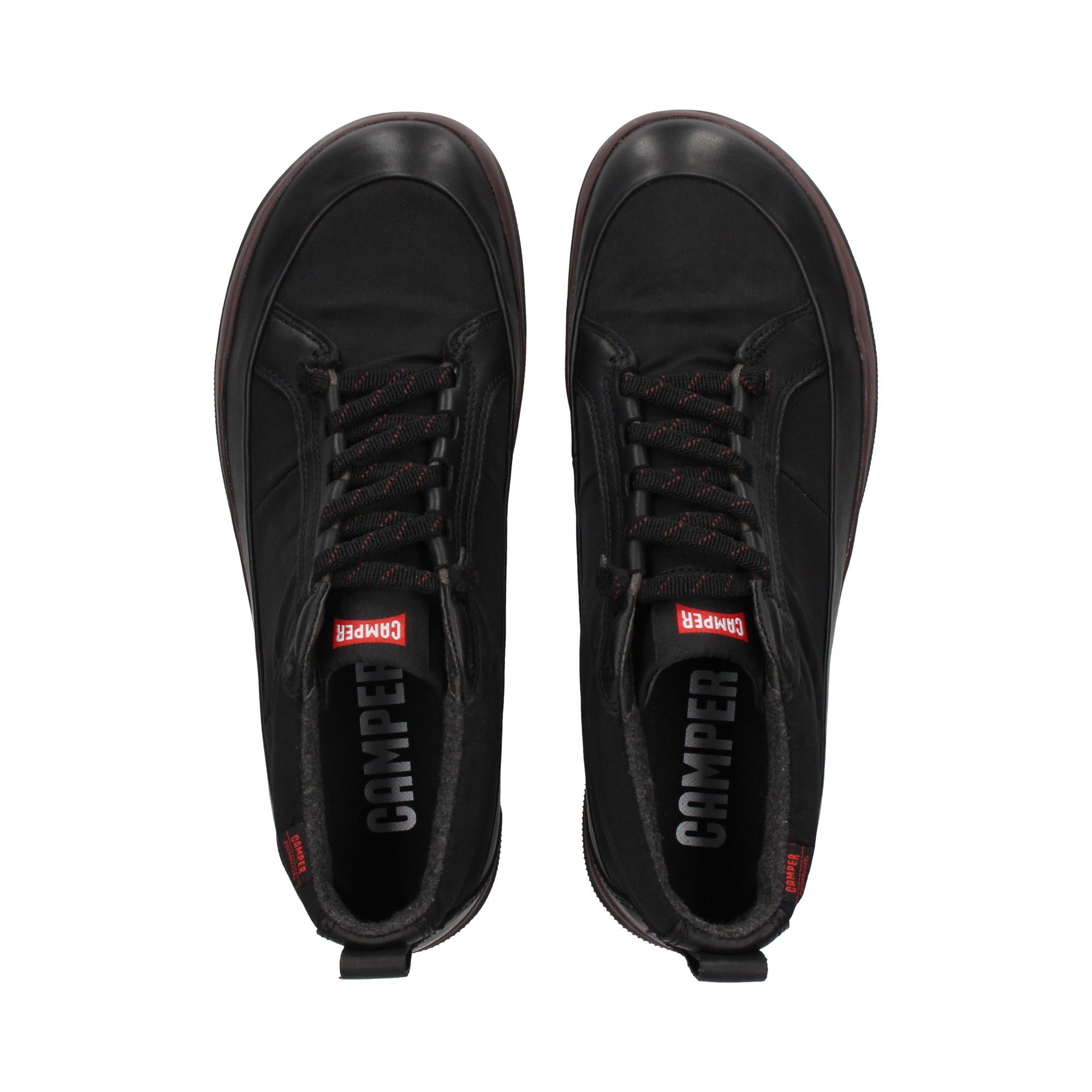 botin-textil-piel-negro