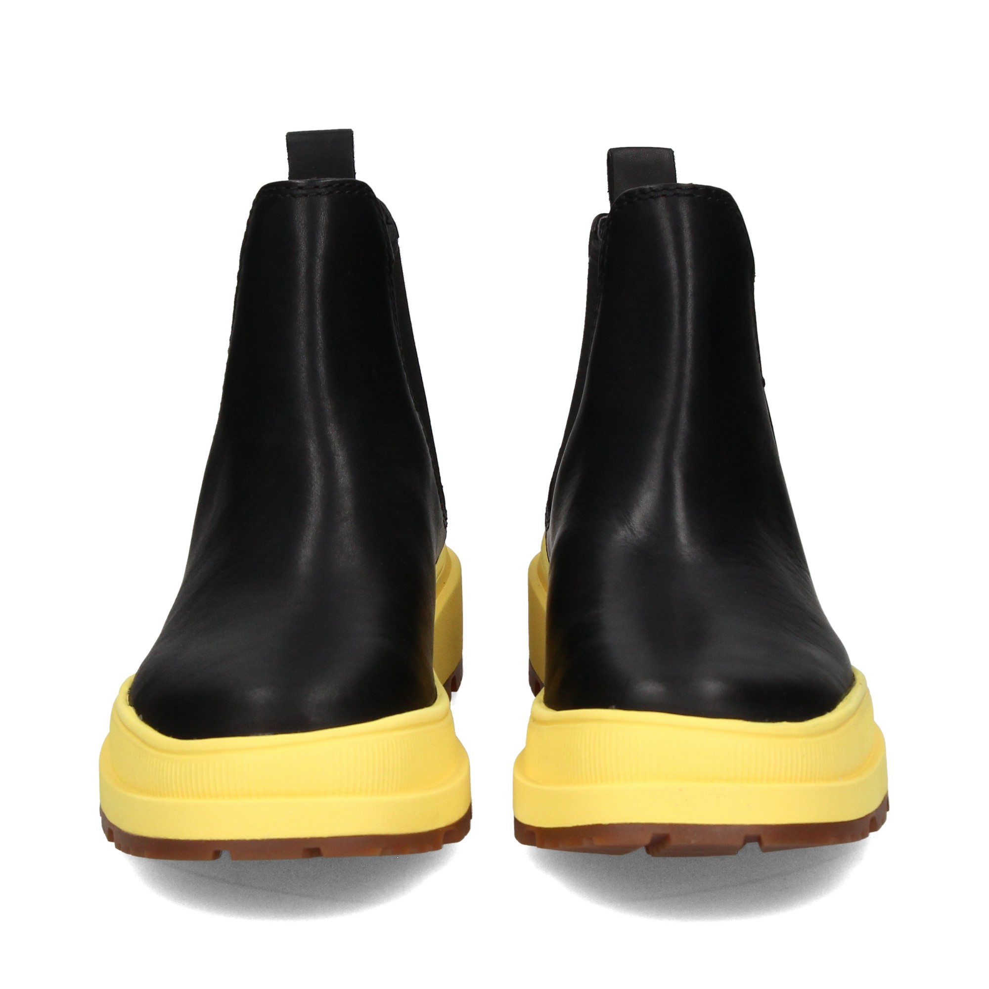 goma-amarilla-botin-elasticos-negro