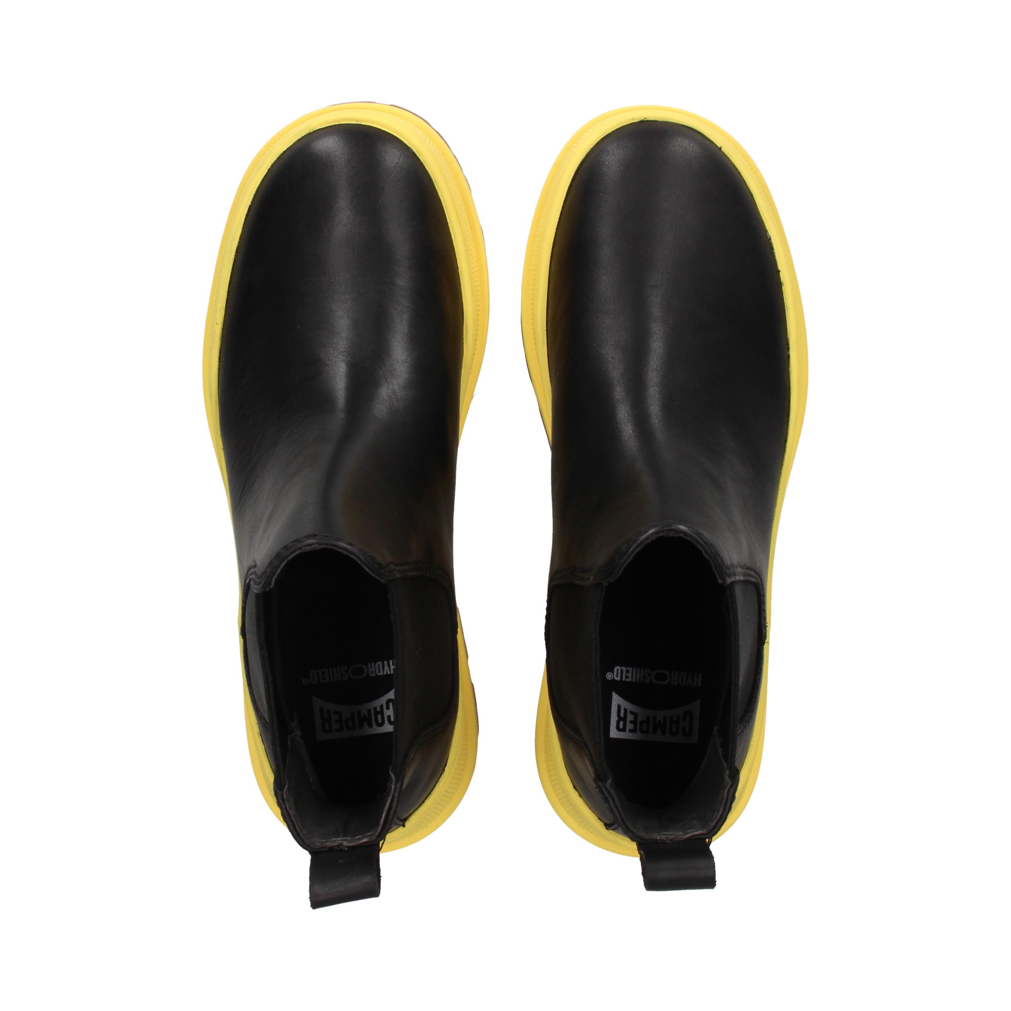 goma-amarilla-botin-elasticos-negro