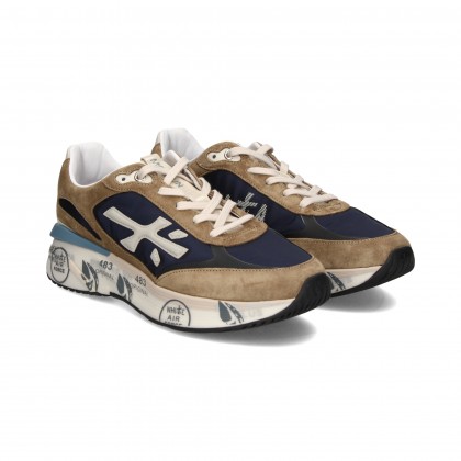 DEPORTIVO NYLON/ANTE AZUL/BEIGE