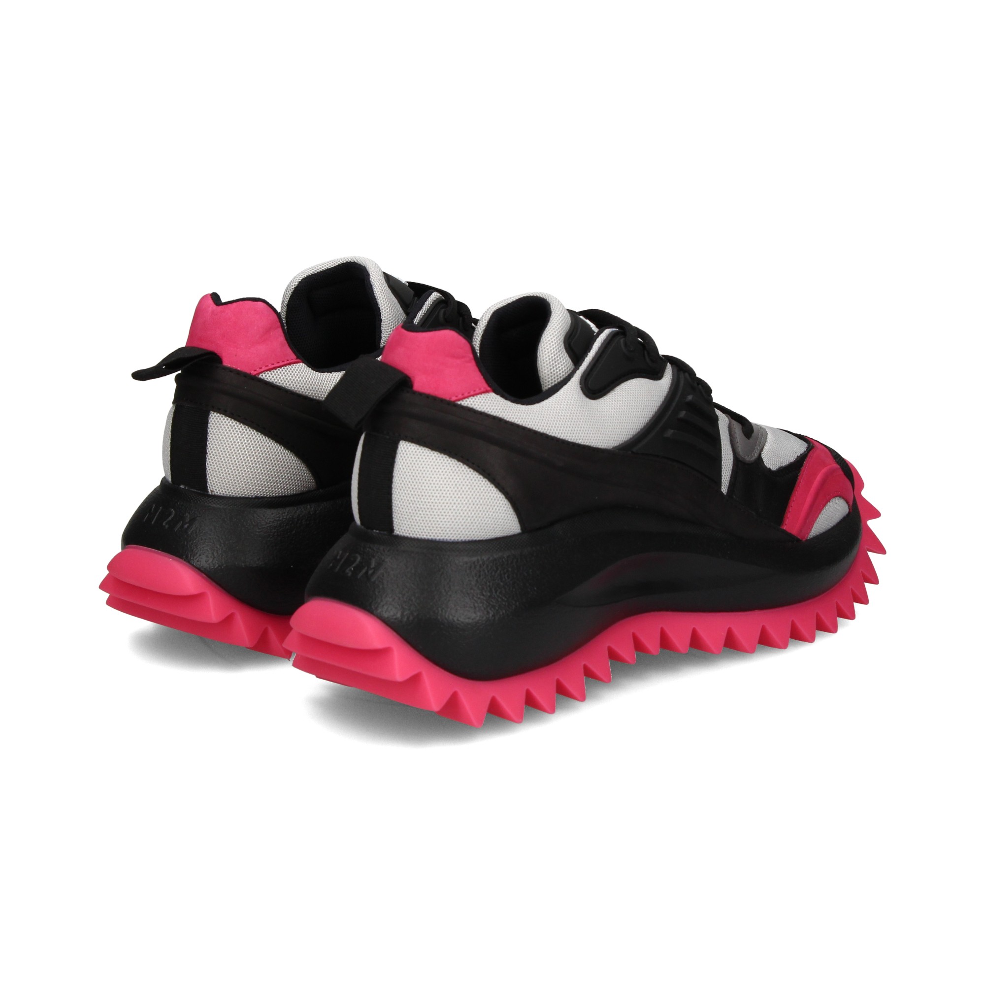 goma-dientes-tejido-gri-negro-fucsia