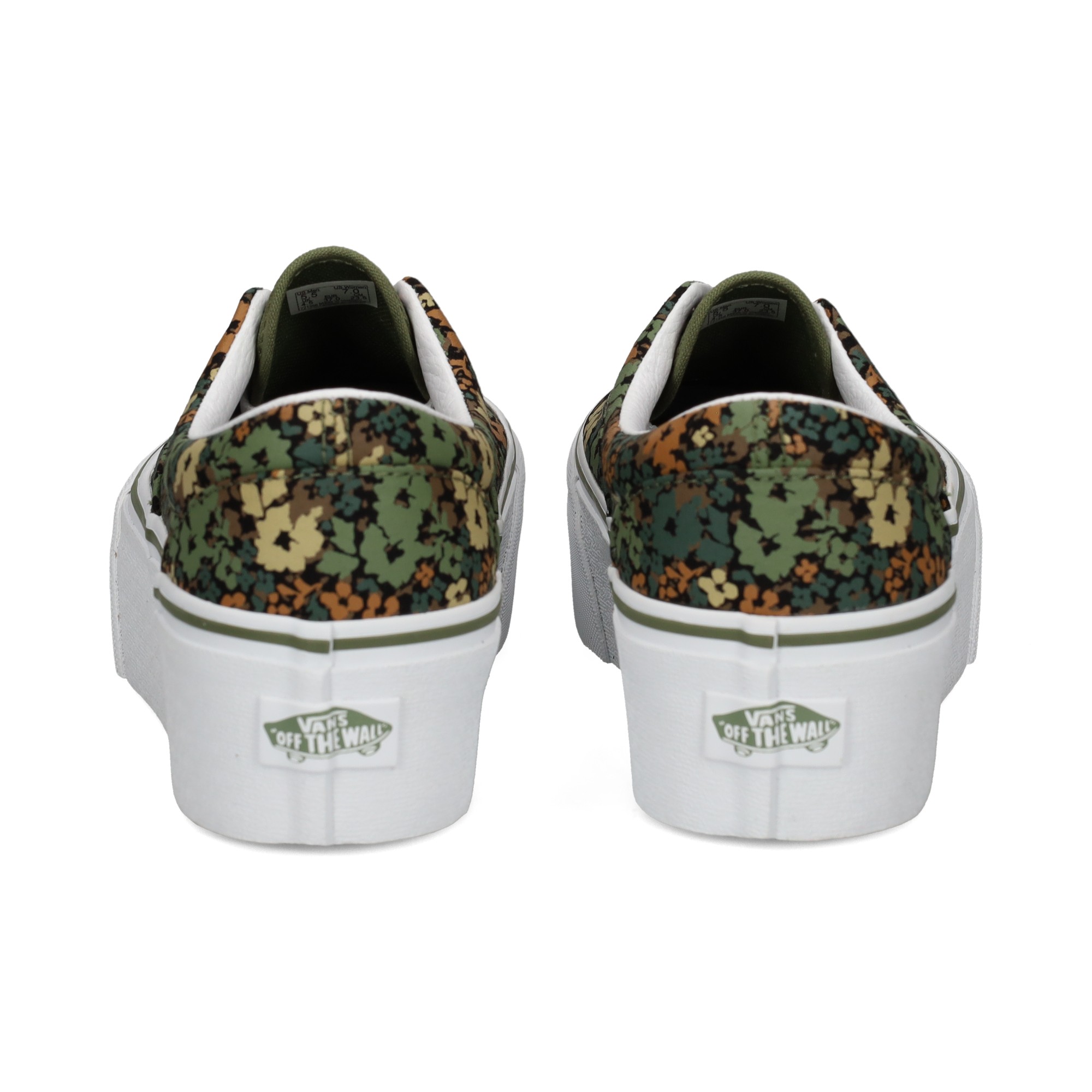 Vans plataforma verde new arrivals